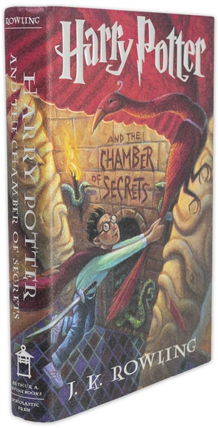 J.K. Rowling Signed First U.S. Edition of ''Harry Potter and the Chamber of Secrets'' -- Signature Certified by Beckett